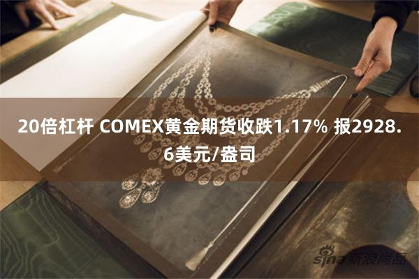 20倍杠杆 COMEX黄金期货收跌1.17% 报2928.6美元/盎司